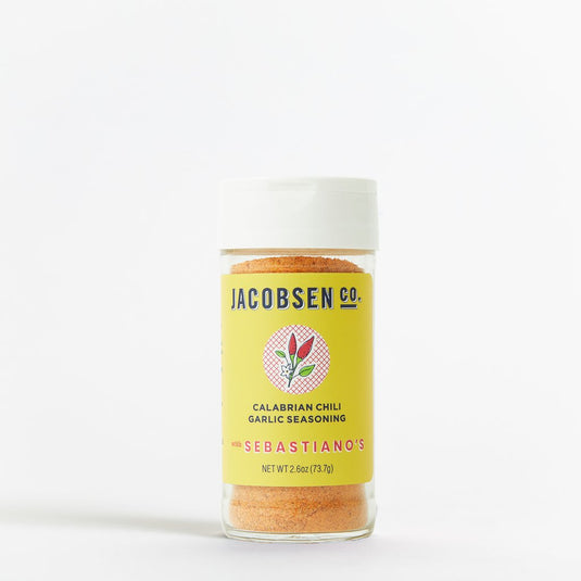 Jacobsen Salt Co. Calabrian Chili Garlic Seasoning w/ Sebastiano's