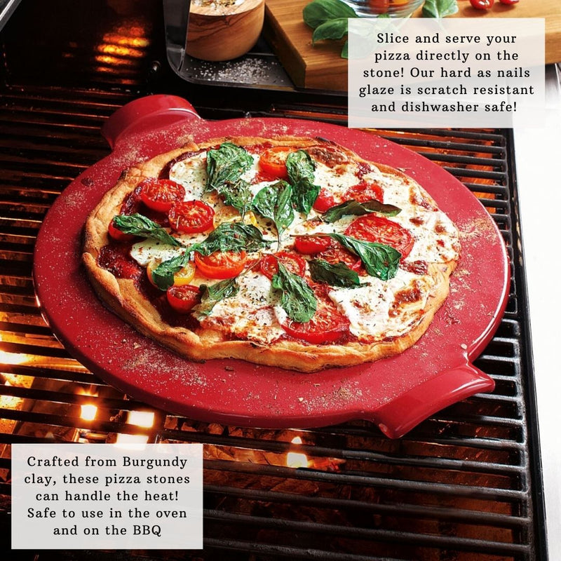 Load image into Gallery viewer, Emile Henry Smooth Pizza Stone 14"
