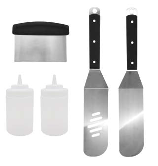 GrillSimple 5pc Griddle Tool Set