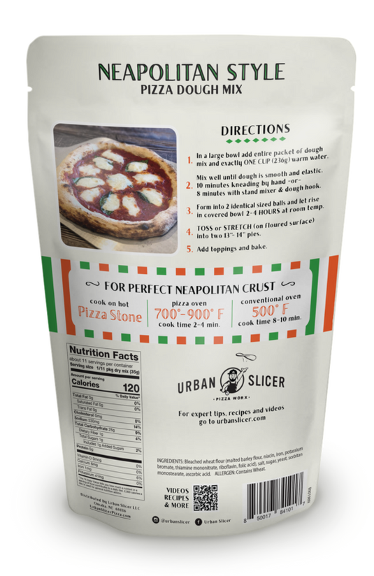 Urban Slicer Neapolitan Style Pizza Dough