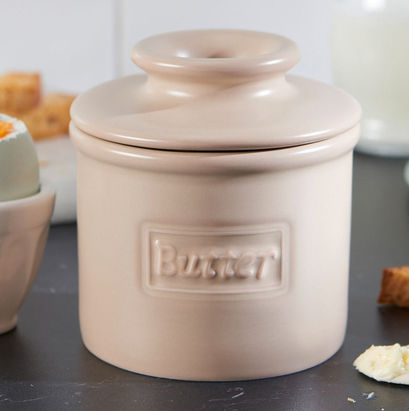 Load image into Gallery viewer, Matte Cafe Butter Bell Crock
