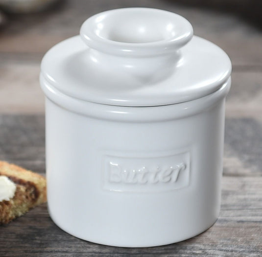 Matte Cafe Butter Bell Crock