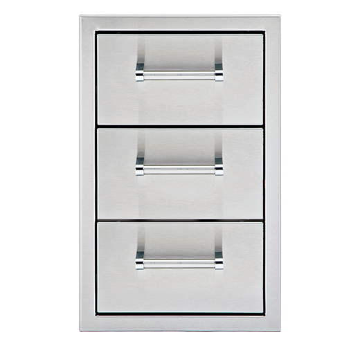 13" Delta Heat Triple Storage Drawers