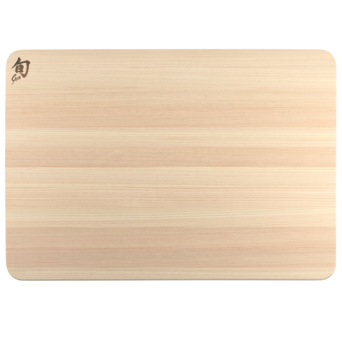 Load image into Gallery viewer, Shun Hinoki Cutting Board W/Groove
