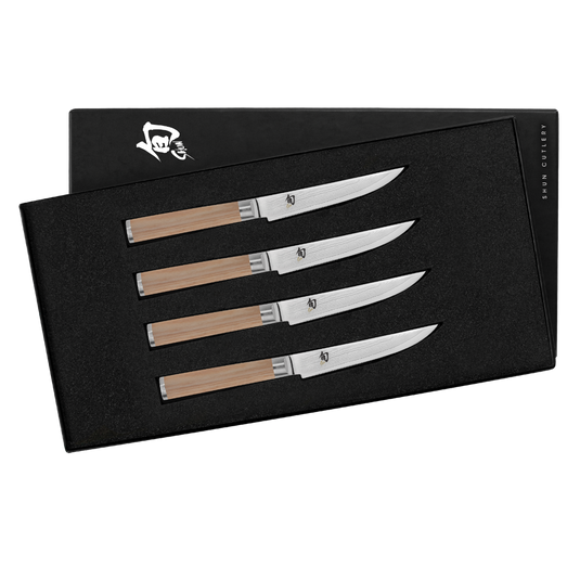 Shun Classic Blonde 4-Piece Steak Knife Set