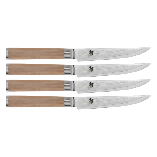 Shun Classic Blonde 4-Piece Steak Knife Set
