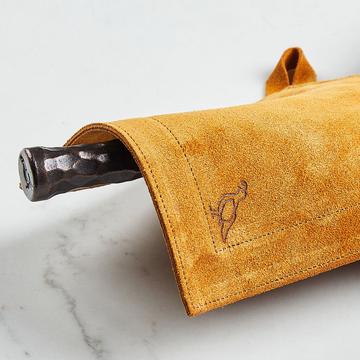Load image into Gallery viewer, Smithey Ironware Suede Potholder
