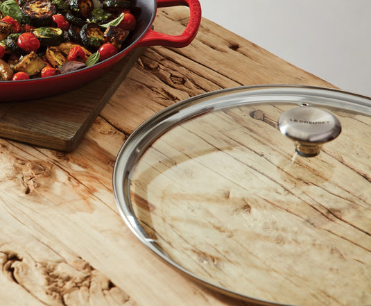 Le Creuset Glass Lid with Stainless Steel Knob