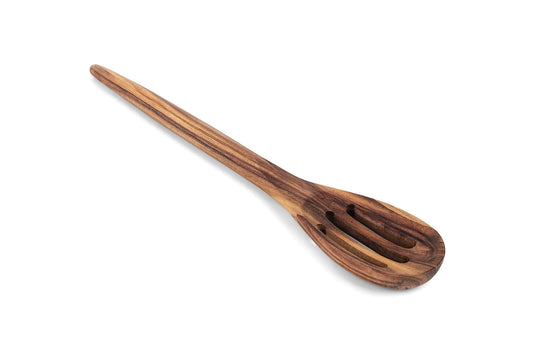 Ironwood Acacia Wood 12" Slotted Spoon 28994