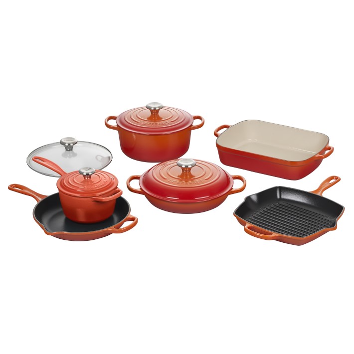 Load image into Gallery viewer, Le Creuset 10-Piece Cast Iron Set
