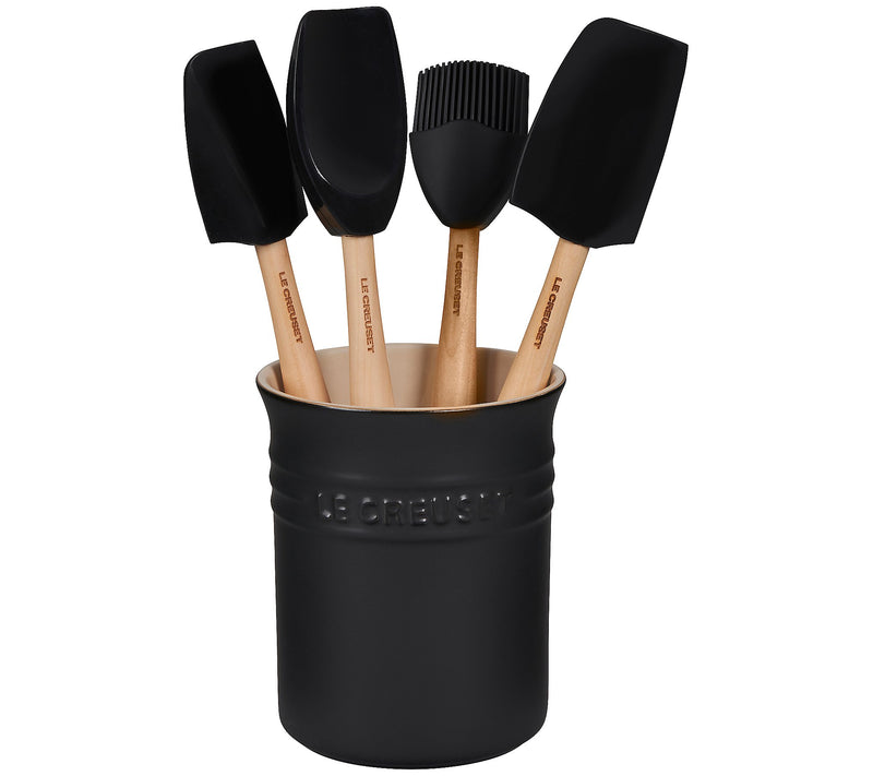Load image into Gallery viewer, Le Creuset Craft Series Utensil Set w/Crock
