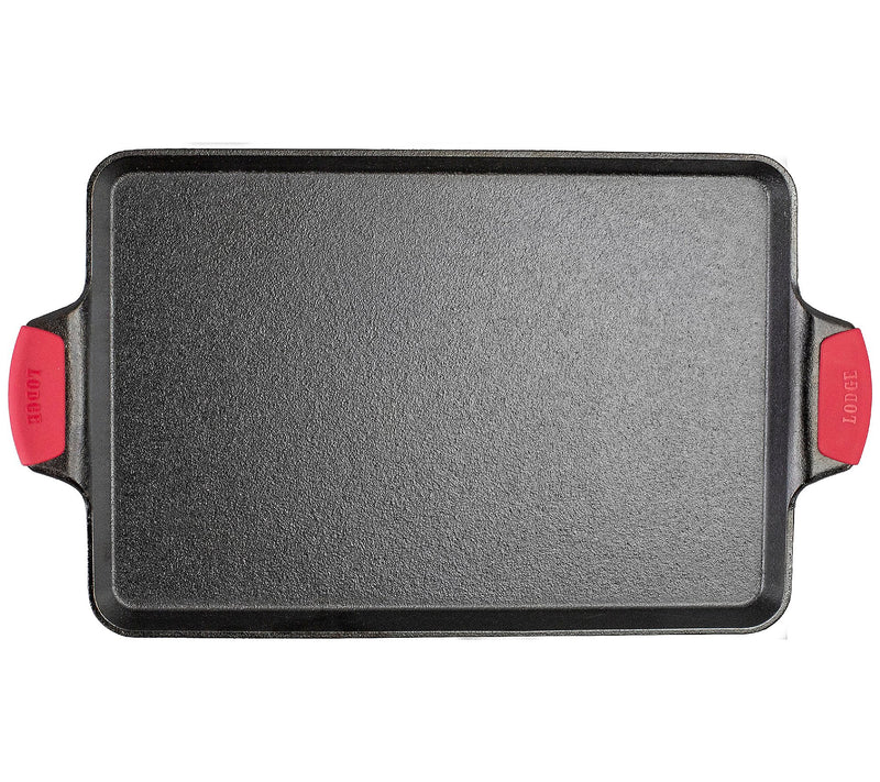 Load image into Gallery viewer, Lodge 15.5"x10.5" Baking Pan w/ Silicone Grip
