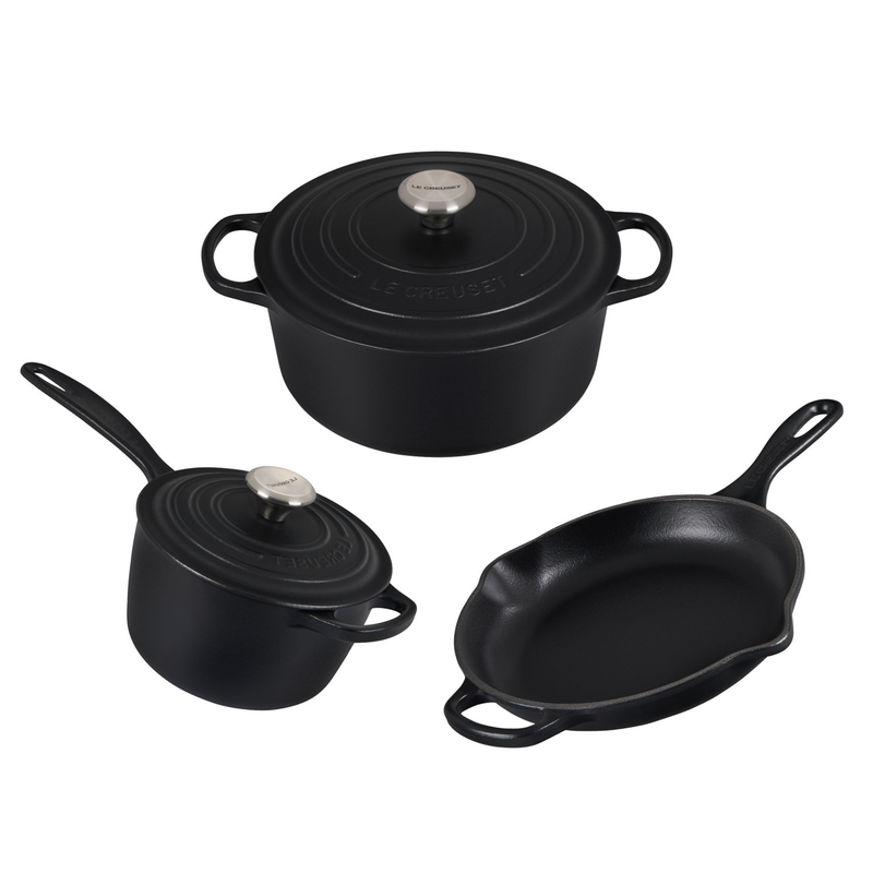 Load image into Gallery viewer, Le Creuset 5-Piece Signature Cast Iron Set
