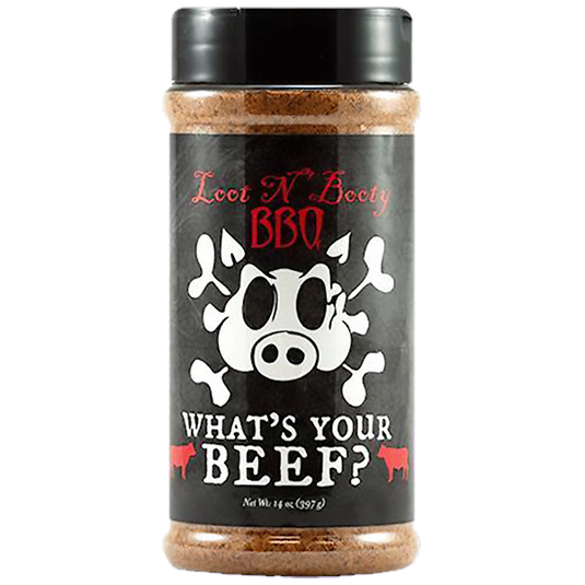 Loot N' Booty BBQ What's Your Beef Rub  – 14 OZ