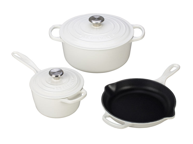 Load image into Gallery viewer, Le Creuset 5-Piece Signature Cast Iron Set
