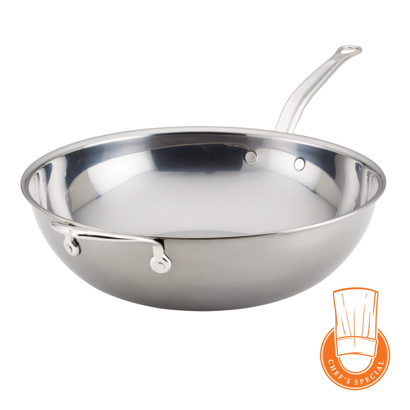Load image into Gallery viewer, Hestan NanoBond Titanium Chef's Pan 14-Inch
