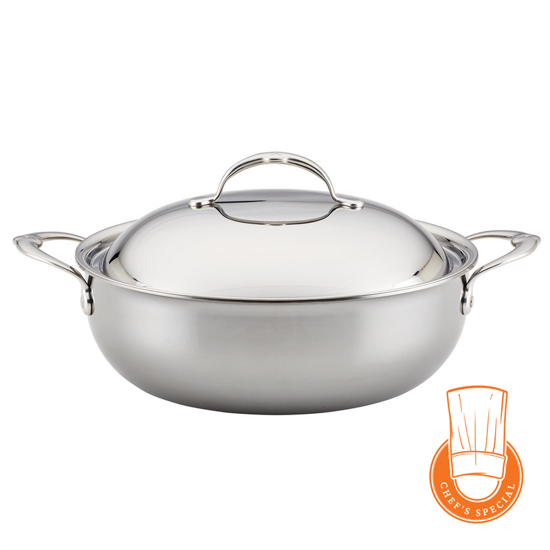 Load image into Gallery viewer, Hestan NanoBond Titanium Dutch Oven 5-Quart
