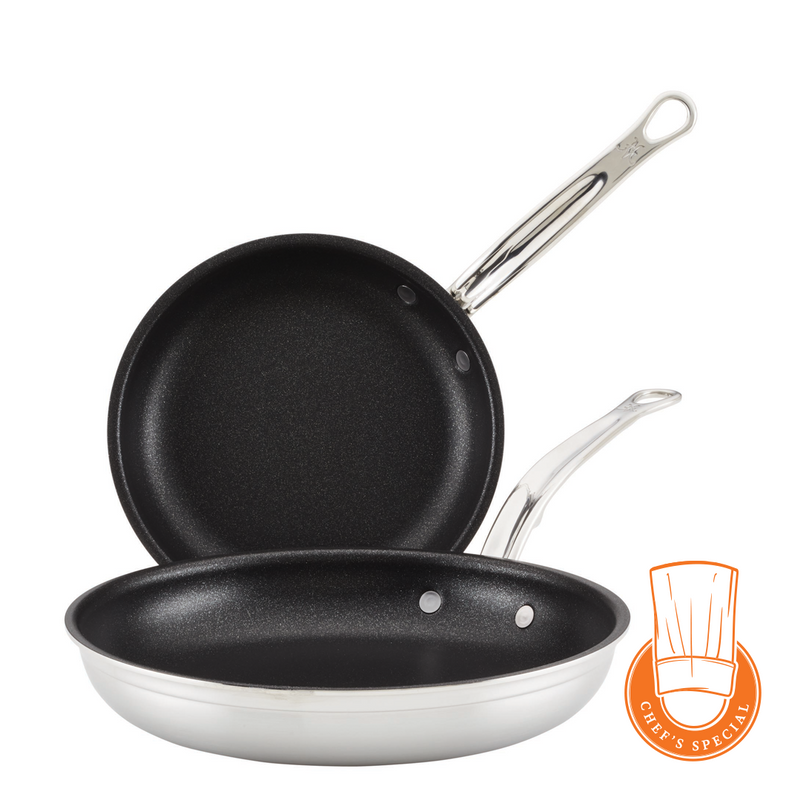 Load image into Gallery viewer, Hestan ProBond 2-Piece TITUM Nonstick Skillet Set

