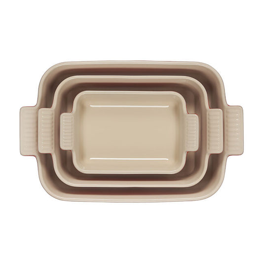 Le Creuset Heritage 3-Piece Rectangular Baking Dish Set