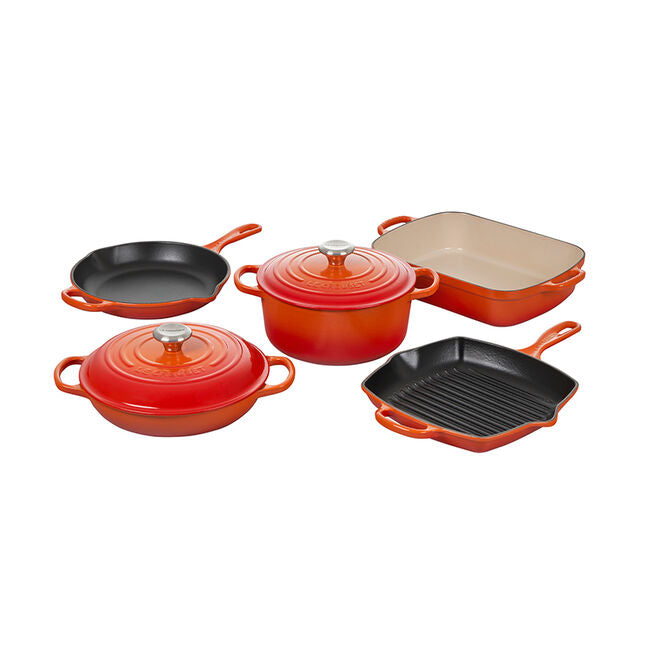 Load image into Gallery viewer, Le Creuset 7-Piece Cast Iron Set
