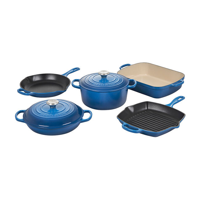 Load image into Gallery viewer, Le Creuset 7-Piece Cast Iron Set
