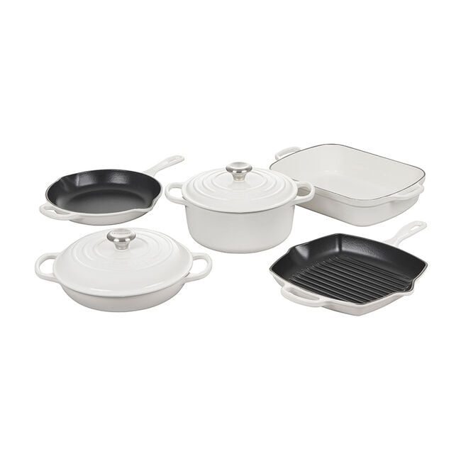 Load image into Gallery viewer, Le Creuset 7-Piece Cast Iron Set
