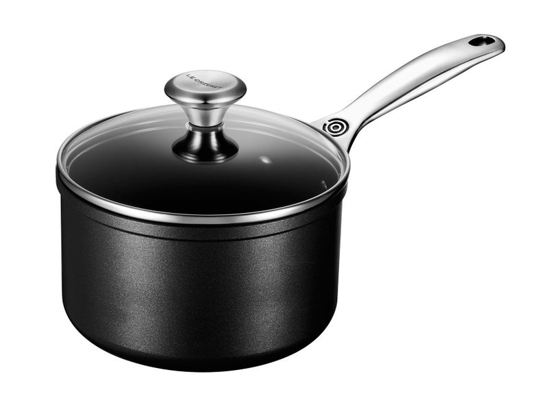 Load image into Gallery viewer, Le Creuset Toughened Nonstick PRO Saucepan w/Glass Lid
