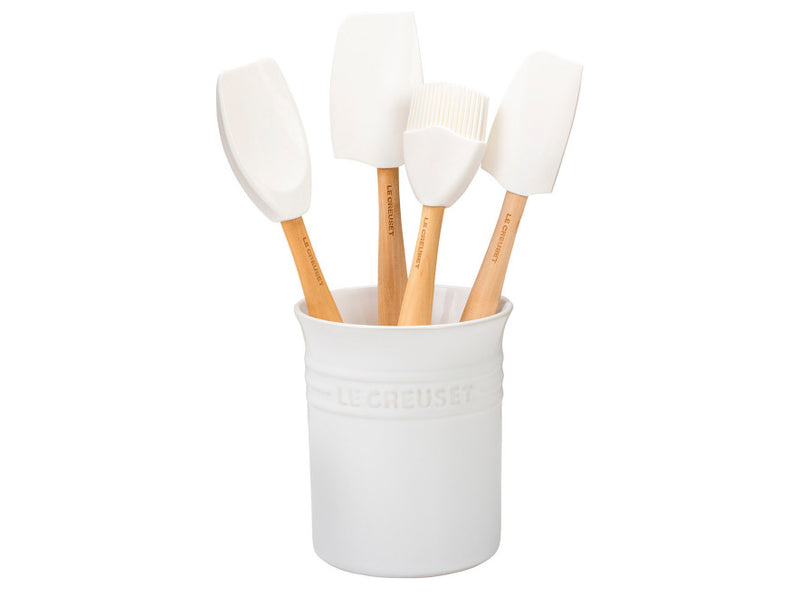Load image into Gallery viewer, Le Creuset Craft Series Utensil Set w/Crock
