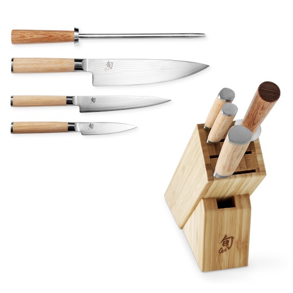 Load image into Gallery viewer, Shun Classic Blonde 5-Piece Starter Block Set
