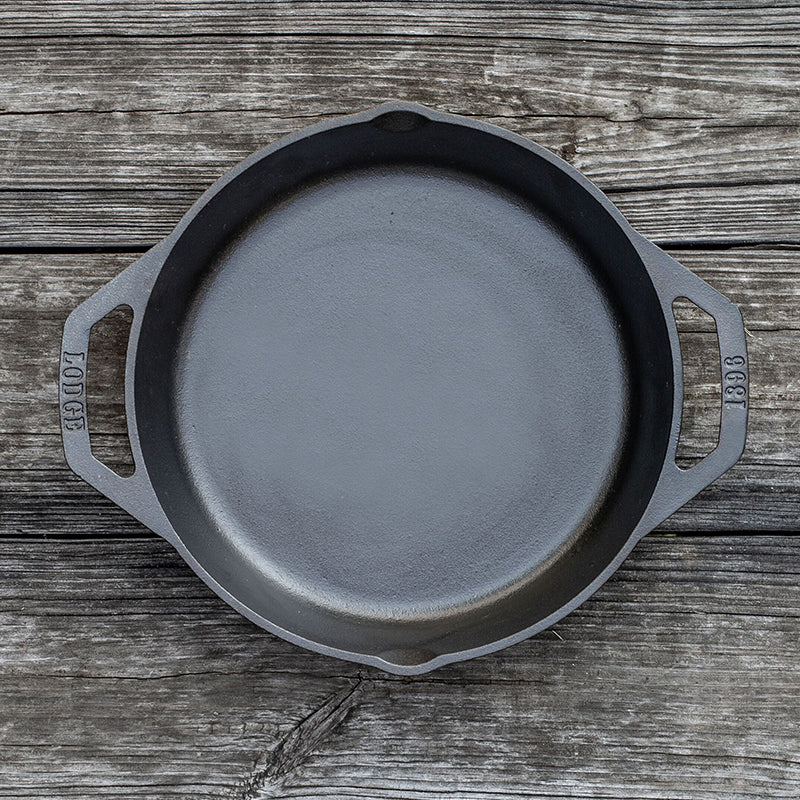 Load image into Gallery viewer, Lodge 12 Inch Cast Iron Dual Handle Pan
